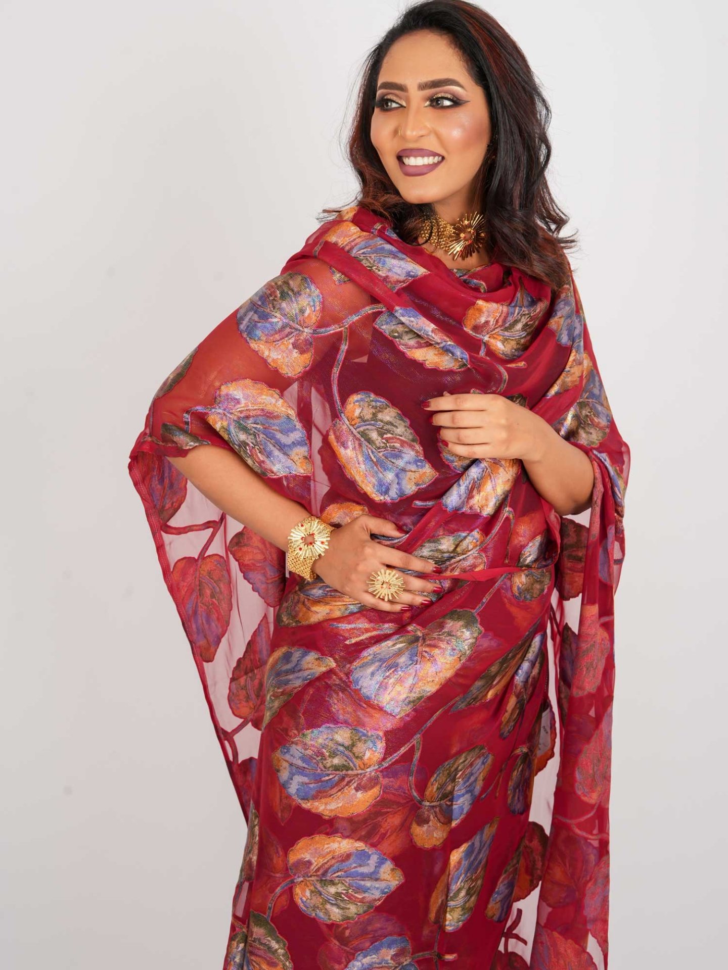 Red Pattern Tobe